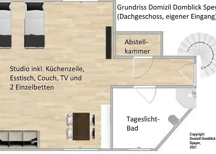 Domizil Domblick City, Garage, 50m2 דירה